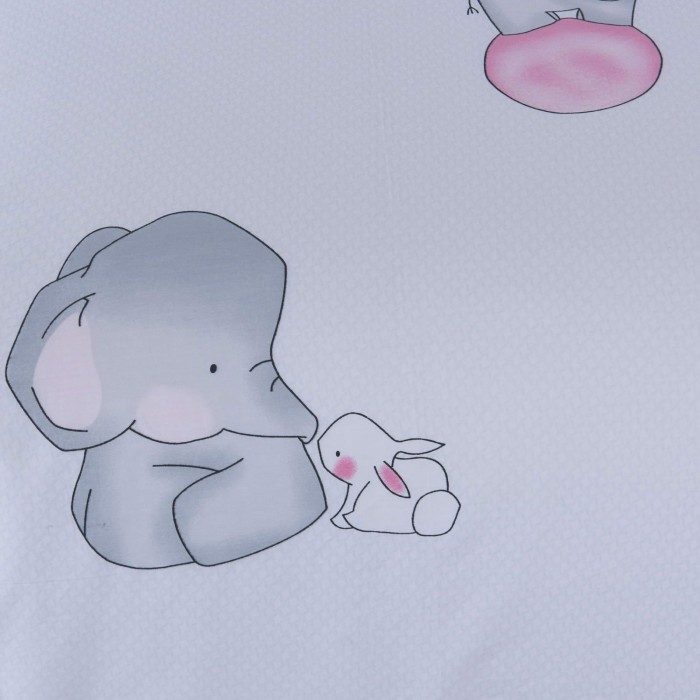 Слоник-Веселый слоник (розовый) Комплект постельного белья детский