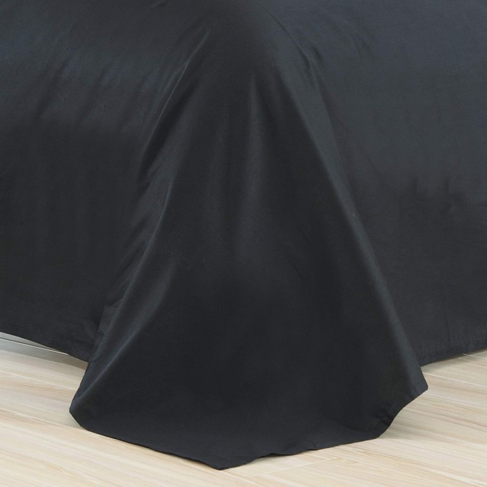 Дайкири (черный) Евро Комплект постельного белья сатин