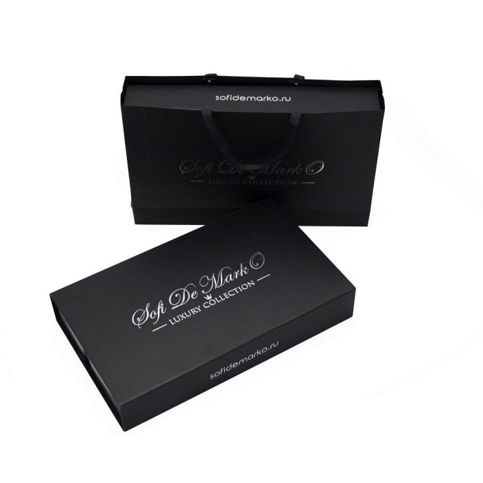 Дайкири (черный) Евро Комплект постельного белья сатин