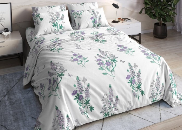 Постельное белье Вальтери Бязь BR-79 "Люпины"