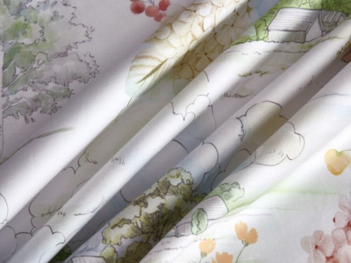 Комплект с летним одеялом семейный из египетского хлопка Premium, 1.5-спальный 160х220 см, 2232-OSPS