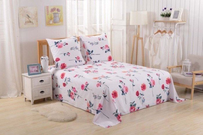 Простынь универсальная сатин печатный PCR-196 220x240