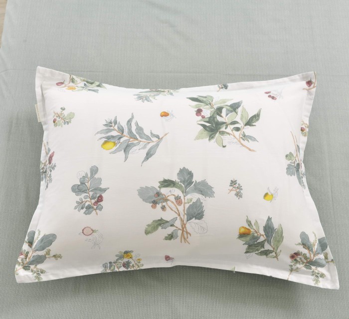 Спенсер (зеленый) Комплект постельного белья сатин Евро 4н