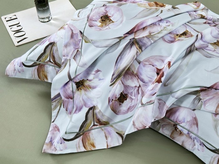 Комплект постельного белья Евро, египетский хлопок Premium 2364-6