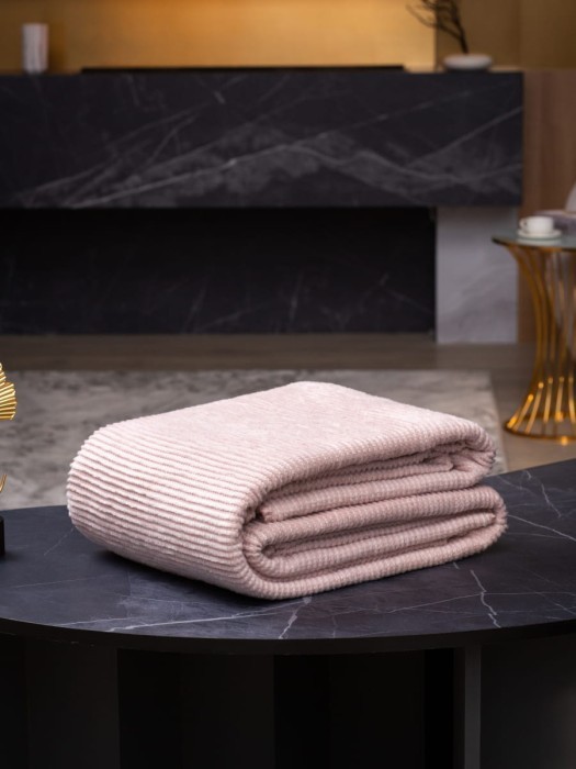 Плед Arya Хлопок Queen Сухая Роза