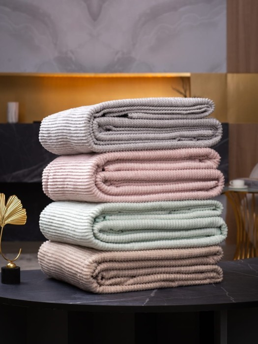 Плед Arya Хлопок Queen Сухая Роза