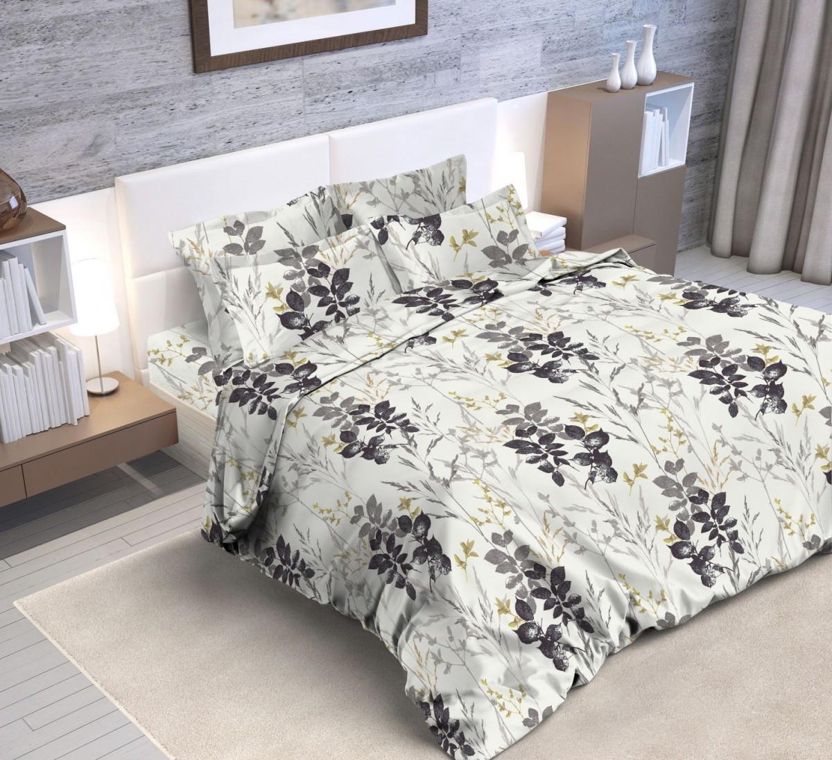 Постельное белье Вальтери 19133-5 бязь двуспальное