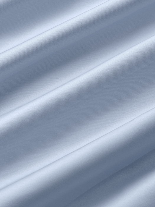 Постельное белье Arya из Oднотонного Сатина 2 Сп. 200x220 Vip Светло-синий