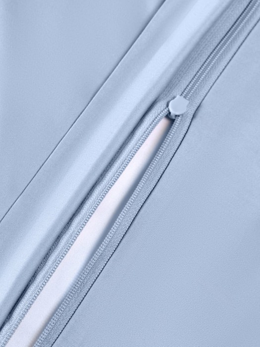 Постельное белье Arya из Oднотонного Сатина 2 Сп. 200x220 Vip Светло-синий