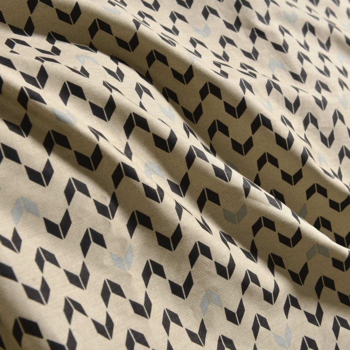 Арно (беж) Комплект постельного белья сатин Евро 4н