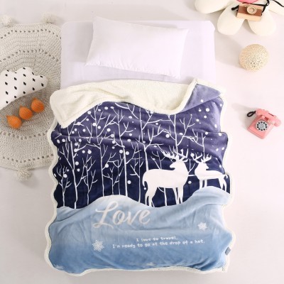 Плед детский Leoncello фланелевый с шерпой 100x140 LEO1410-22