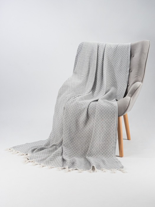 Покрывало NAZBONC цвет серый 200х220