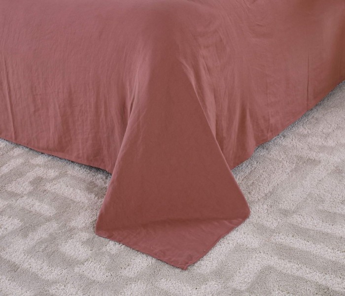 Тиана (марсала) Комплект постельного белья жатка Евро 4н