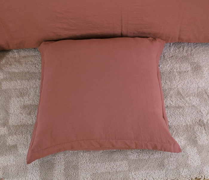 Тиана (марсала) Комплект постельного белья жатка Евро 4н