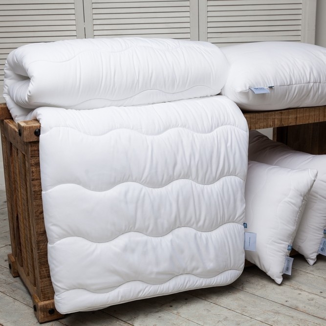 Подушка стеганая на молнии German Grass 60C° FAMILIE STOPALLERGY 50 х 68 см. регулируемая