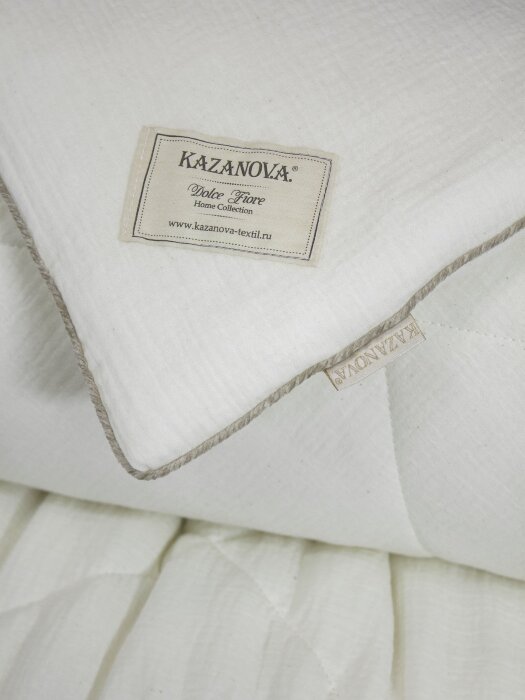 Комплекты для сна Muslin & Satin Solid color (крем карамель) Евро