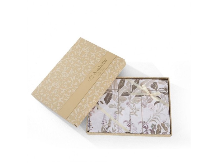 Комплект постельного белья Евро, сатин с лазерной печатью 2341-6