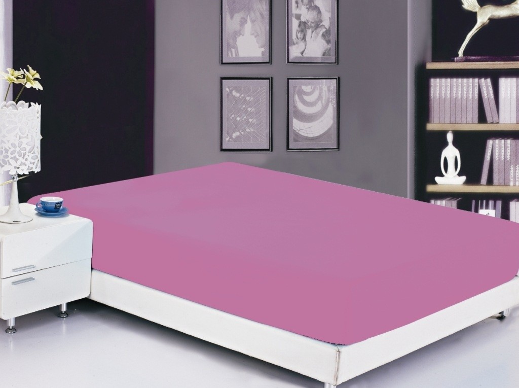 Простынь на резинке сотфкоттон PRMF-10 160x200