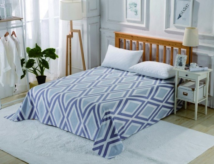 Простынь универсальная сатин печатный PCR-245 160x220