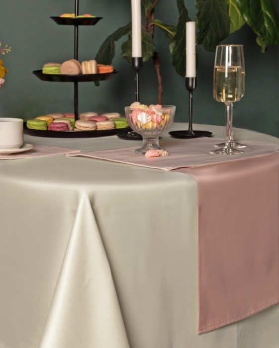 Серенити кремовая Скатерть круглая 160см