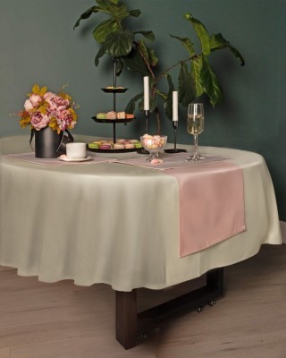 Серенити кремовая Скатерть круглая 160см