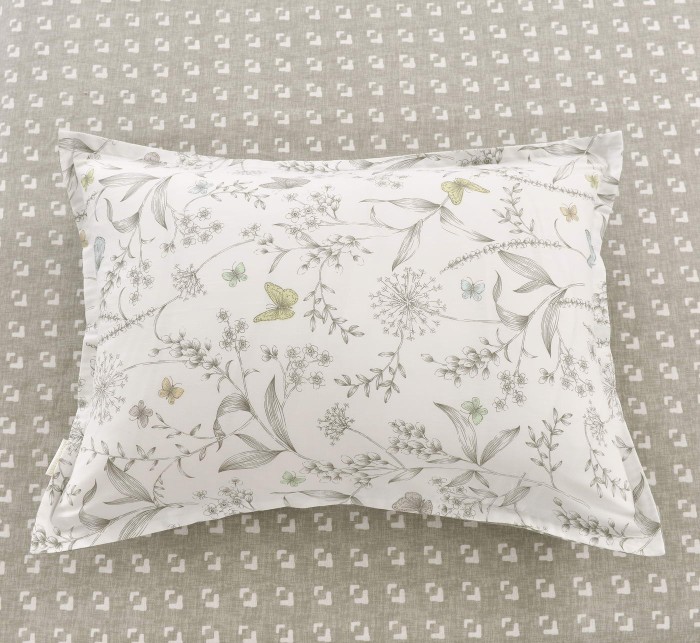 Пауль (серый) Комплект постельного белья Сатин 2х