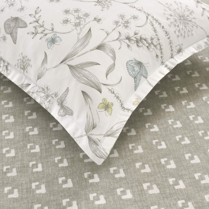 Пауль (серый) Комплект постельного белья Сатин 2х