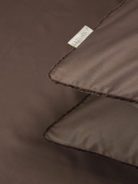 Комплекты для сна Muslin & Satin Solid color (брауни охра) Евро