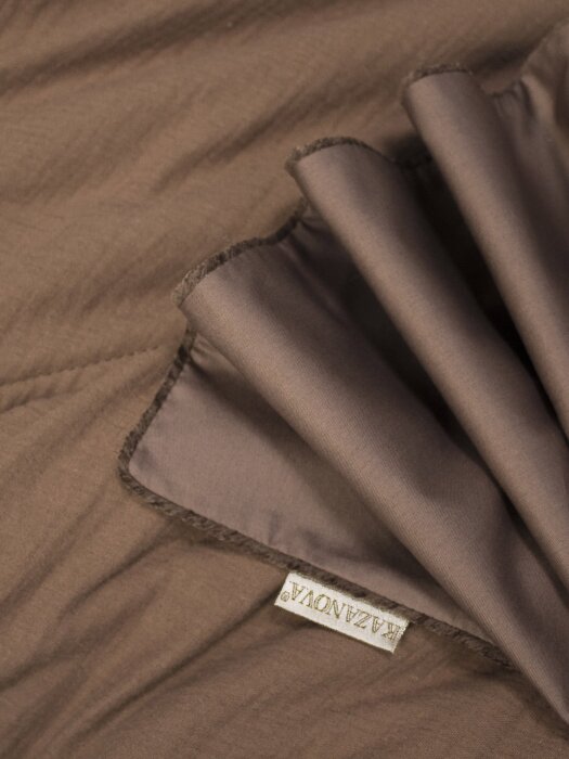 Комплекты для сна Muslin & Satin Solid color (брауни охра) Евро
