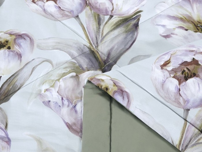 Комплект с летним одеялом евро м из египетского хлопка Premium 200х220 см, 2364-OMP 