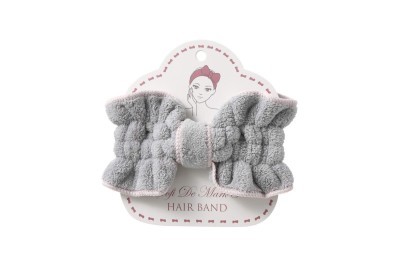 Повязка для волос №5 (серая)