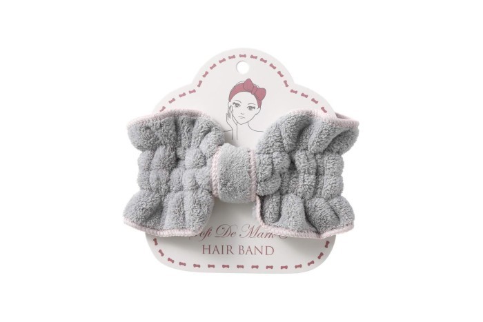 Повязка для волос №5 (серая)