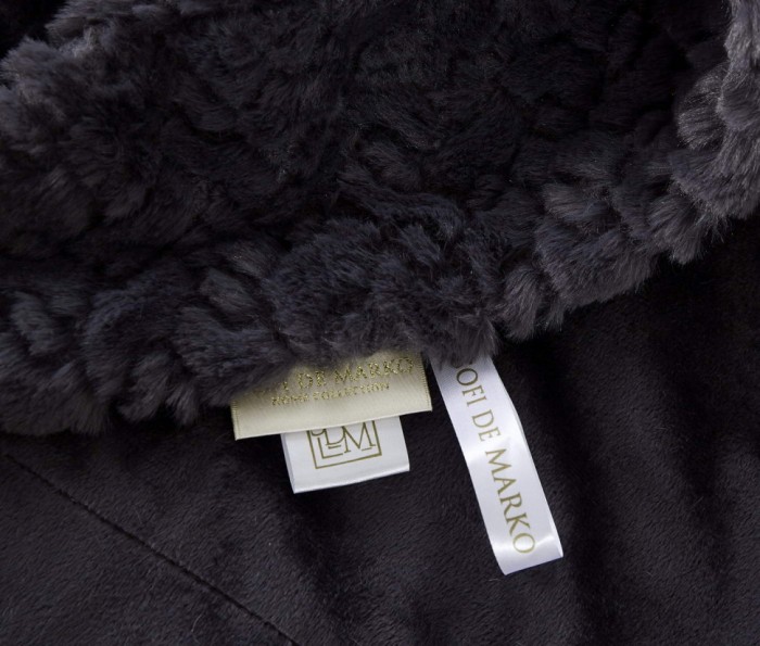 Теодор (антрацит) Покрывало 160х220