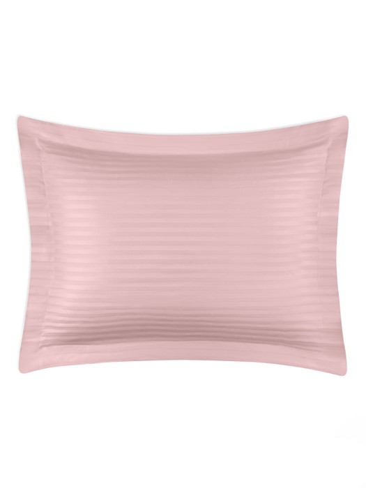 Постельное белье Arya из Страйп Сатина 2 Сп. 200x220 Vip Розовый