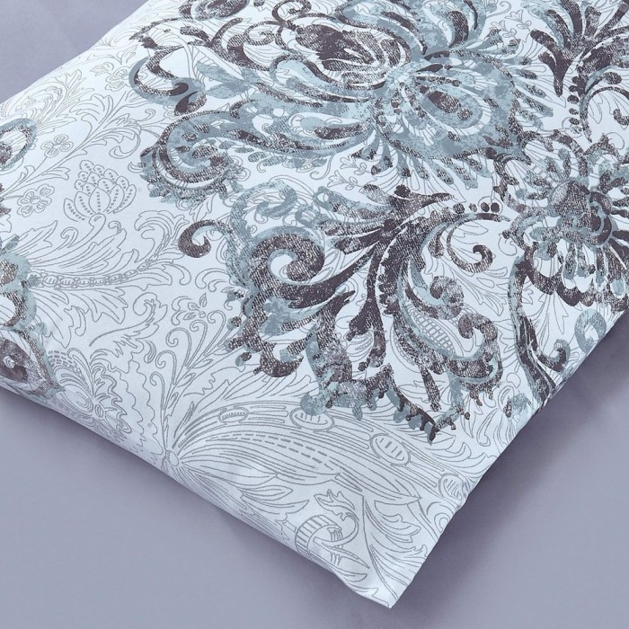 Лючиана (серая) Комплект постельного белья модерн Евро 4н