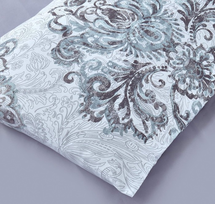 Лючиана (серая) Комплект постельного белья модерн Евро 4н