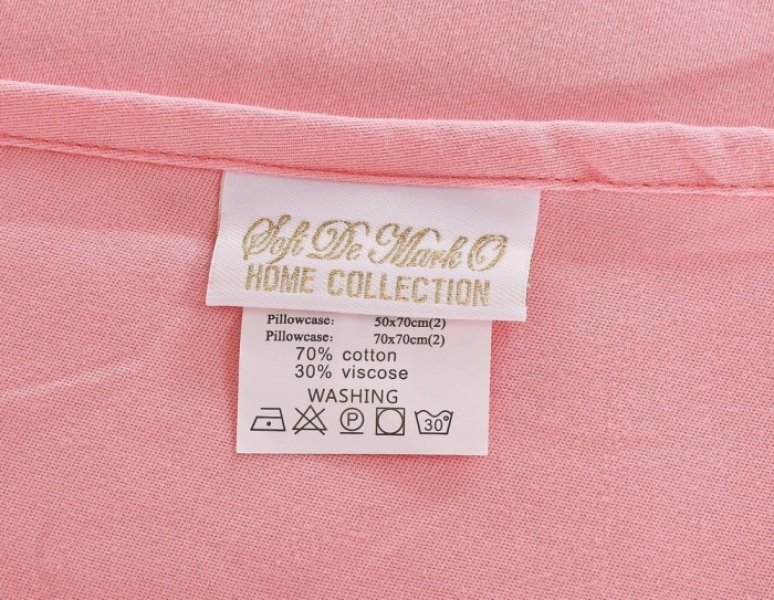 Элман (розовый) Комплект постельного белья жатка 1.6