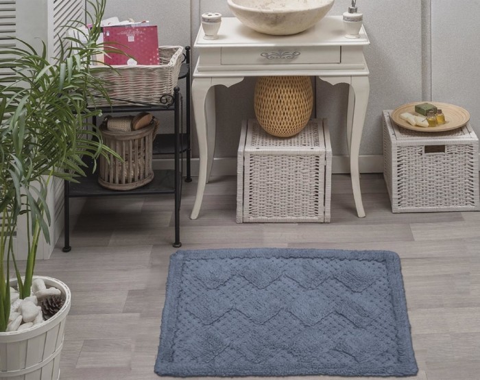 JARDIN (темн.фиол) Коврик для ванной 60х100