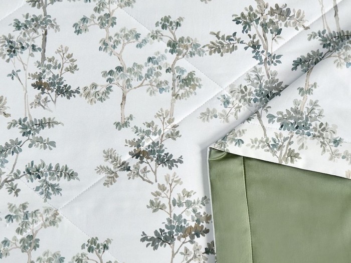 Комплект с летним одеялом семейный из египетского хлопка Premium, 1.5-спальный 160х220 см, 2233-OSPS