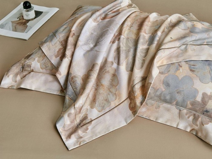 Комплект постельного белья Евро, фланель из египетского хлопка 2307-6