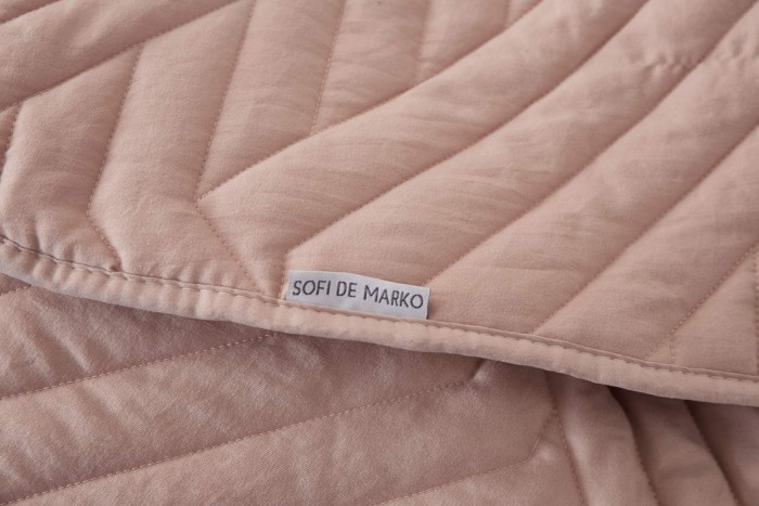 Мориц (пудра) Покрывало 160х220