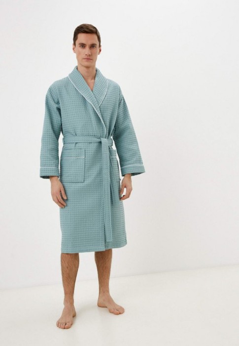 Герман (пудра) L Халат вафельный
