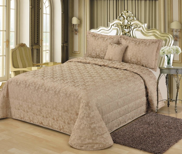 Пальмира (беж) Покрывало 240х260