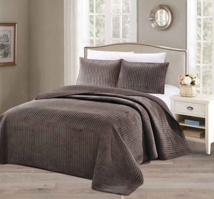 SofiDeMarco Вельмонт (кофе) 230х250 Покрывало