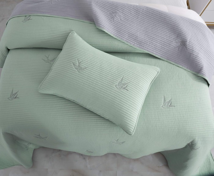 Жаклин (зеленая) Покрывало 160х220