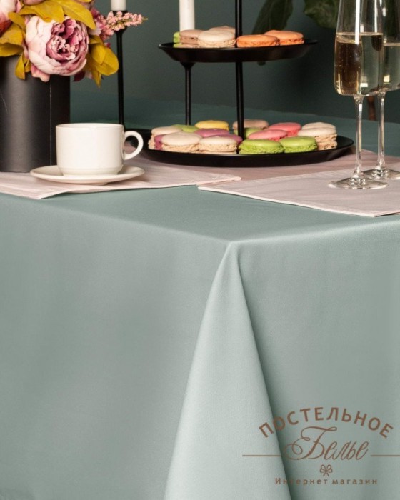 Серенити олива Скатерть 140х180