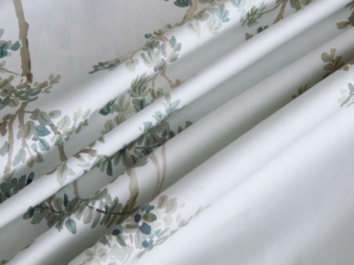 Комплект с летним одеялом семейный из египетского хлопка Premium, Евро 200х220 см, 2233-OMP