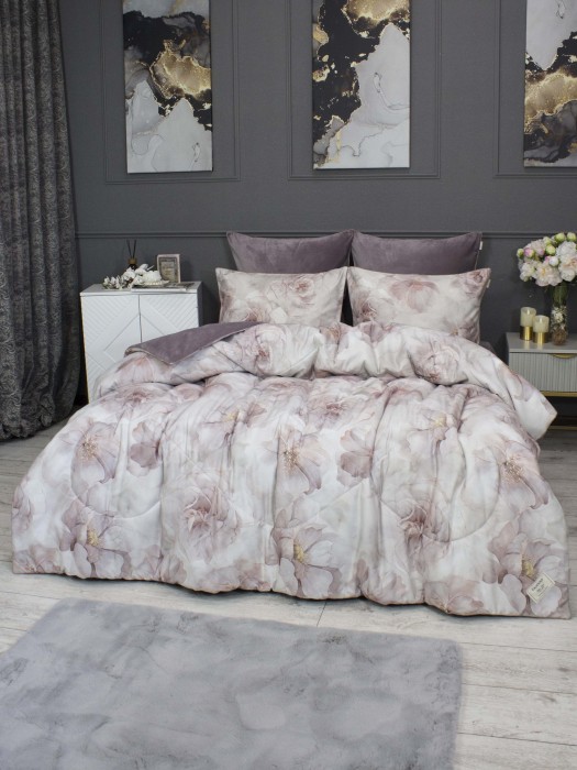Комплекты для сна Альма (пудра платина) ABC Egypt Cotton Евро