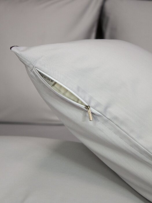 Комплекты для сна Muslin & Satin Solid color (графит сапфир) Евро