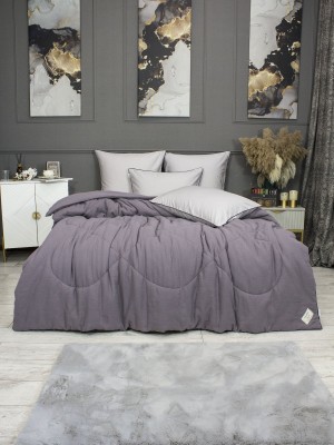 Комплекты для сна Muslin &amp; Satin Solid color (графит сапфир) Евро